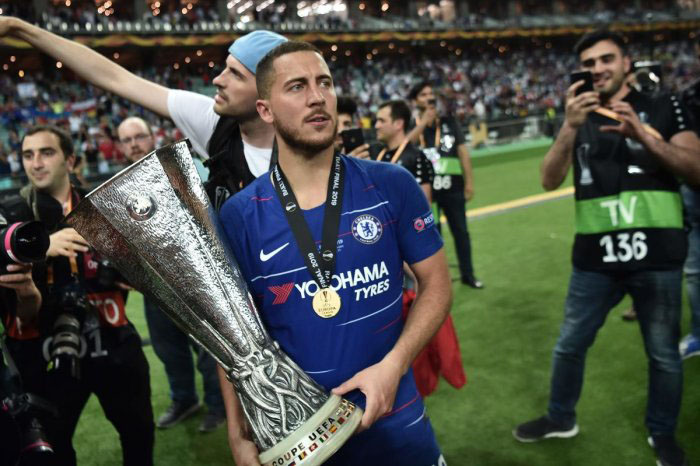 Eden Hazard Memenangkan Piala Liga Eropa 2019