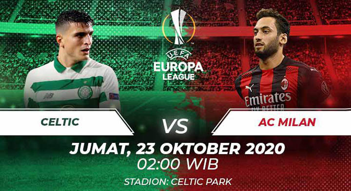 Prediksi Celtic vs AC Milan 23 Oktober 2020 di Celtic Park